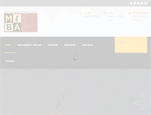 Tablet Screenshot of mibaonline.org